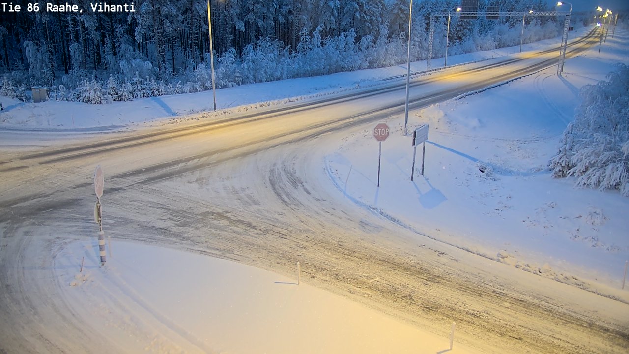 Kelikamerat Kuva Tie 86 Raahe, Vihanti, Raahe, Pohjois-Pohjanmaa