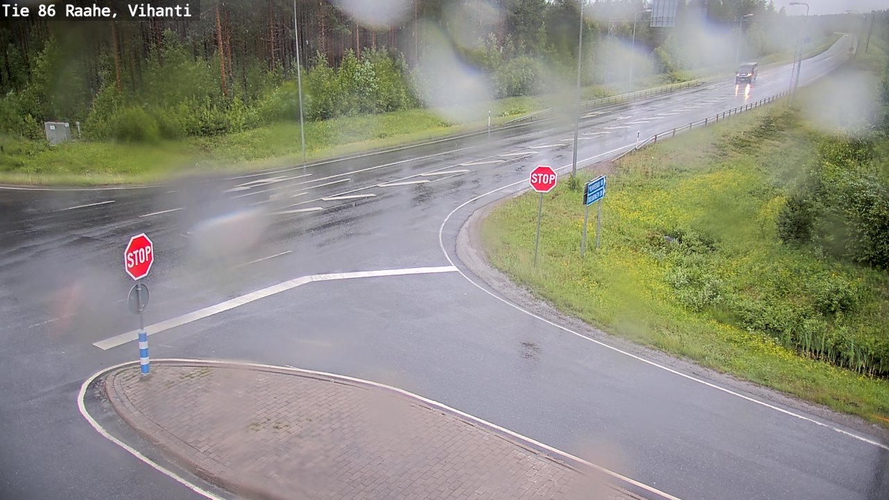 Weather Camera Image Väg 86 Raahe, Vihanti, Raahe, Pohjois-Pohjanmaa