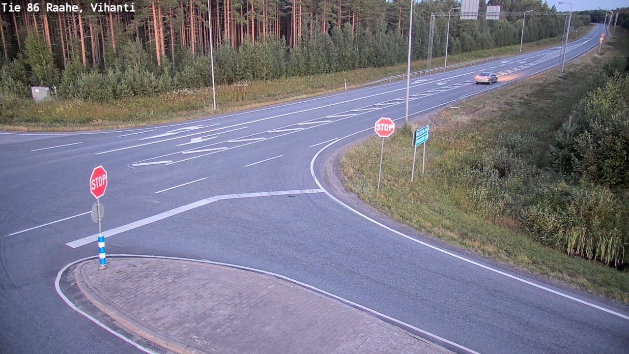 Kelikamerat Kuva Tie 86 Raahe, Vihanti, Raahe, Pohjois-Pohjanmaa