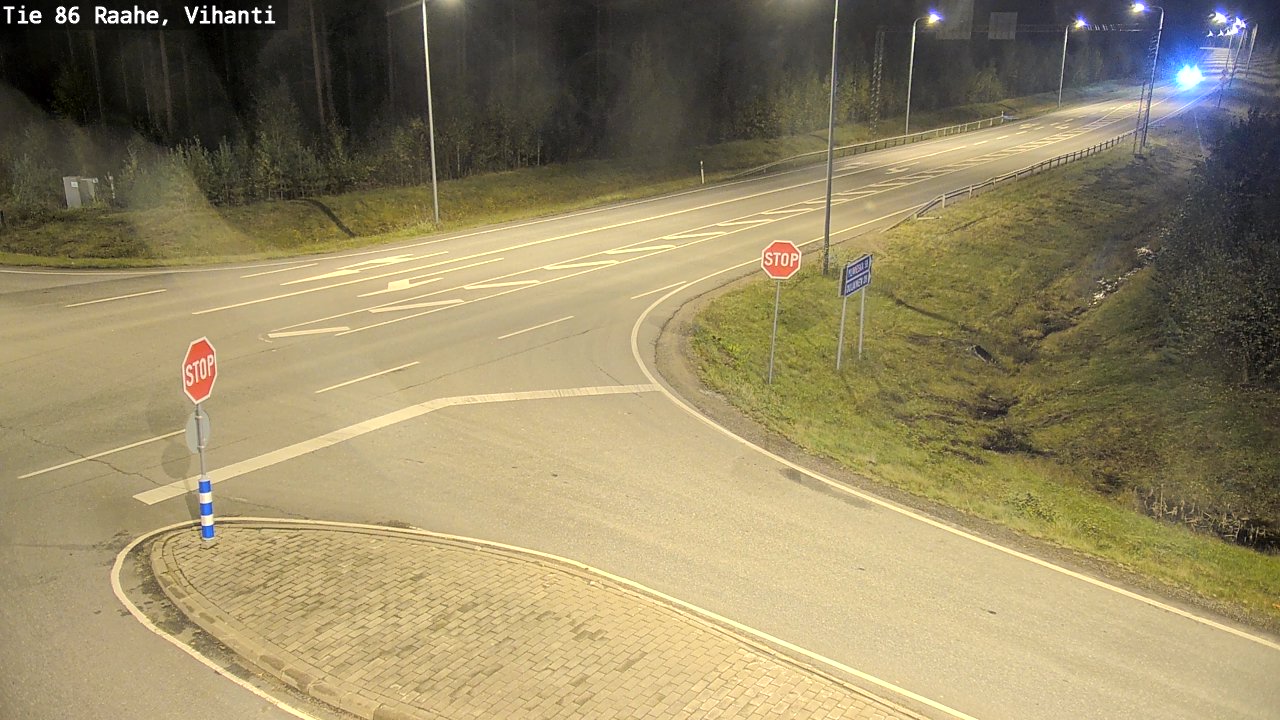 Weather Camera Image Road 86 Raahe, Vihanti, Raahe, Pohjois-Pohjanmaa