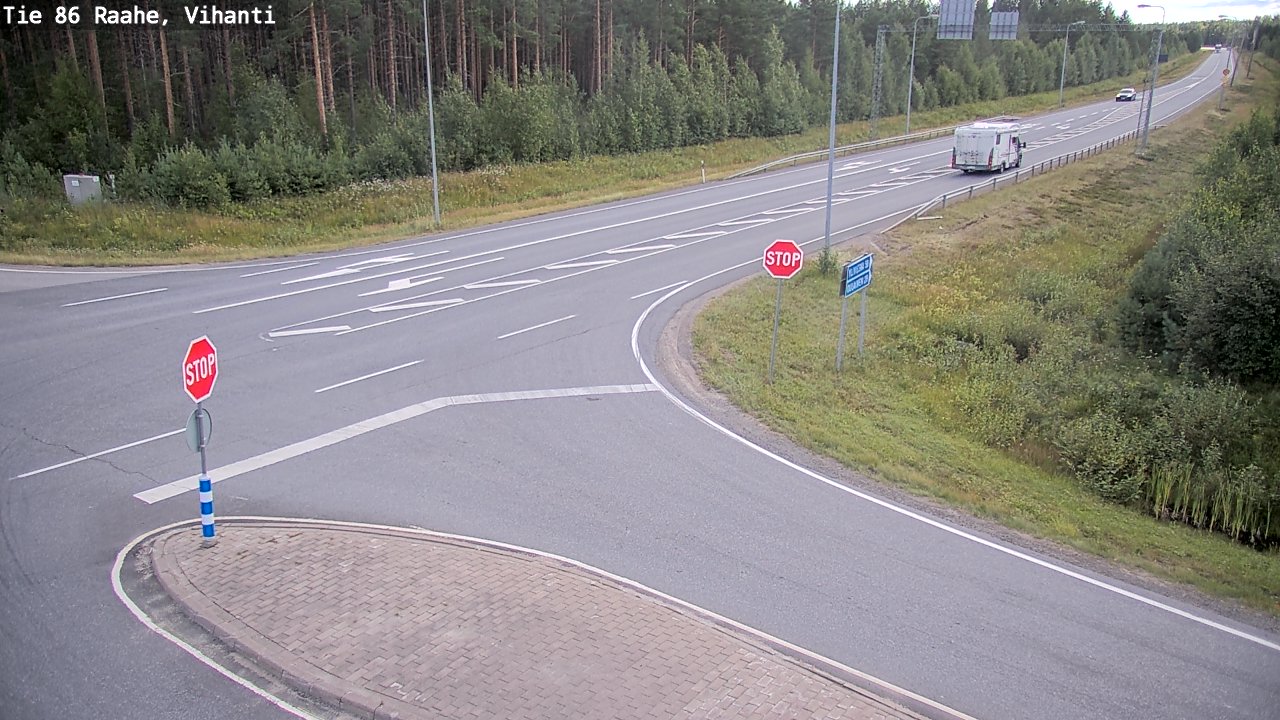 Kelikamerat Kuva Tie 86 Raahe, Vihanti, Raahe, Pohjois-Pohjanmaa