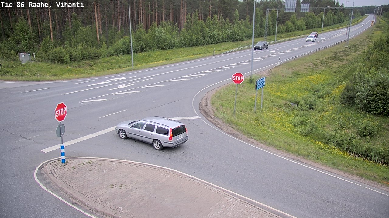 Kelikamerat Kuva Tie 86 Raahe, Vihanti, Raahe, Pohjois-Pohjanmaa