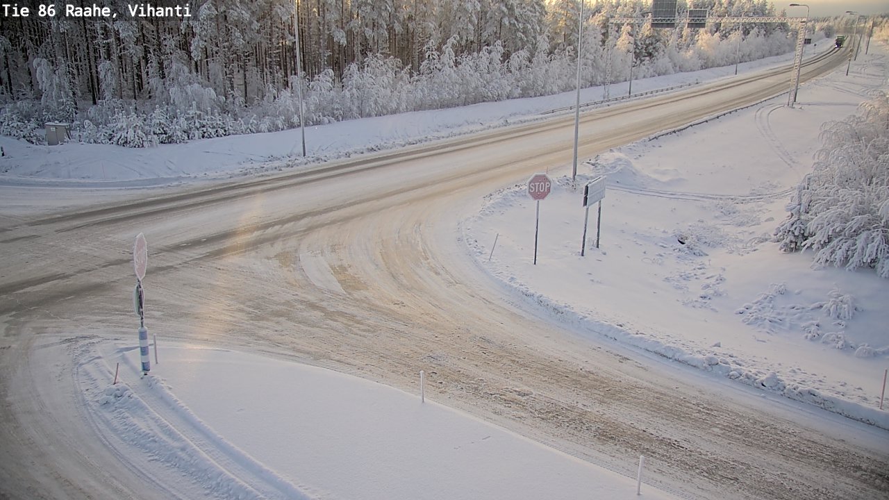 Kelikamerat Kuva Tie 86 Raahe, Vihanti, Raahe, Pohjois-Pohjanmaa
