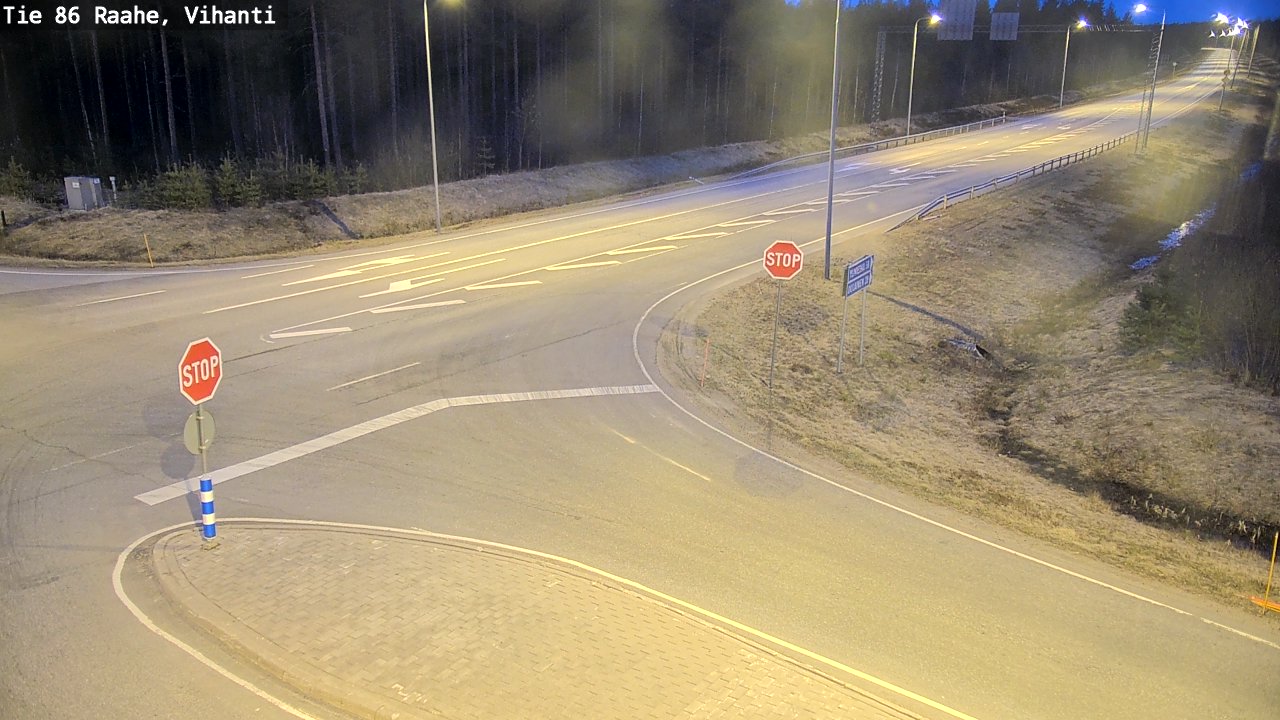 Kelikamerat Kuva Tie 86 Raahe, Vihanti, Raahe, Pohjois-Pohjanmaa