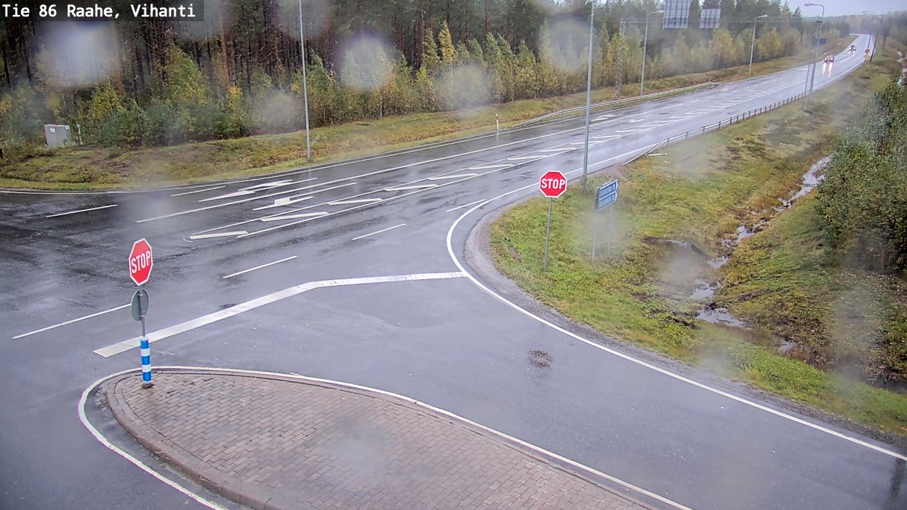Weather Camera Image Road 86 Raahe, Vihanti, Raahe, Pohjois-Pohjanmaa
