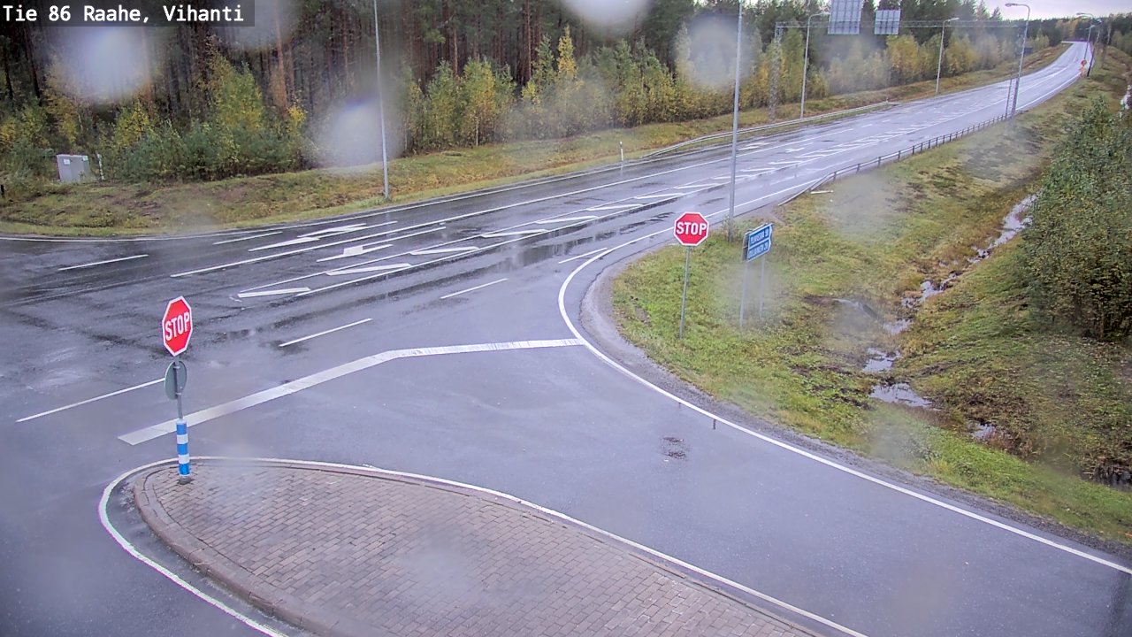 Weather Camera Image Road 86 Raahe, Vihanti, Raahe, Pohjois-Pohjanmaa