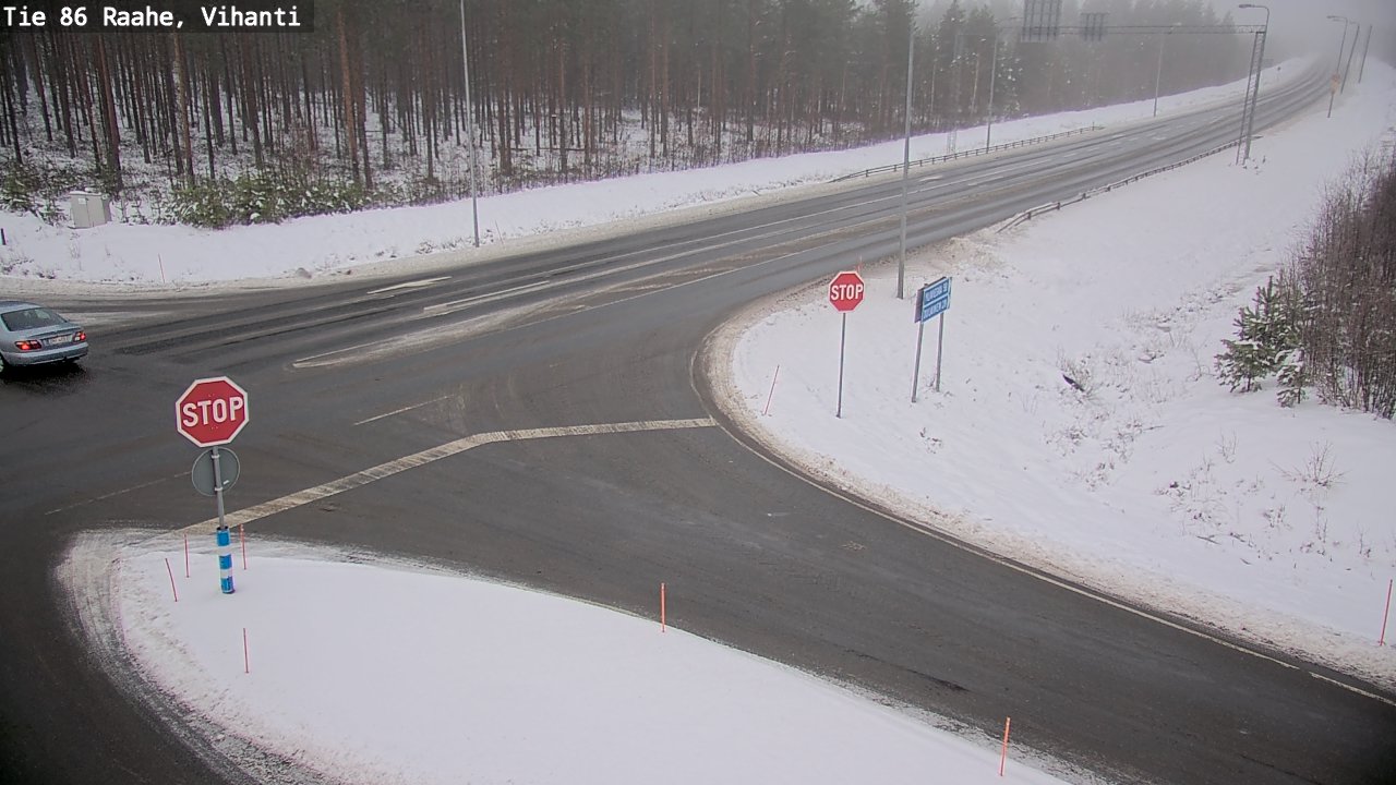 Weather Camera Image Road 86 Raahe, Vihanti, Raahe, Pohjois-Pohjanmaa