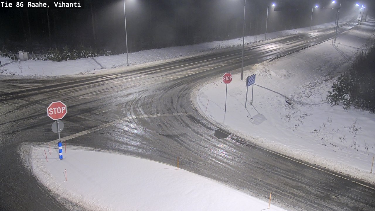 Weather Camera Image Road 86 Raahe, Vihanti, Raahe, Pohjois-Pohjanmaa