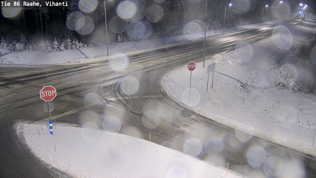 Weather Camera Image Road 86 Raahe, Vihanti, Raahe, Pohjois-Pohjanmaa