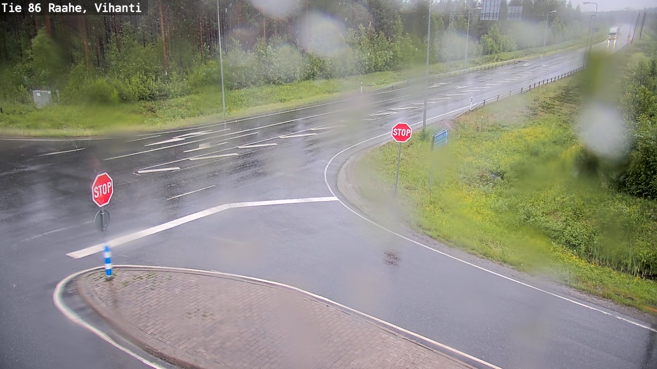 Weather Camera Image Väg 86 Raahe, Vihanti, Raahe, Pohjois-Pohjanmaa