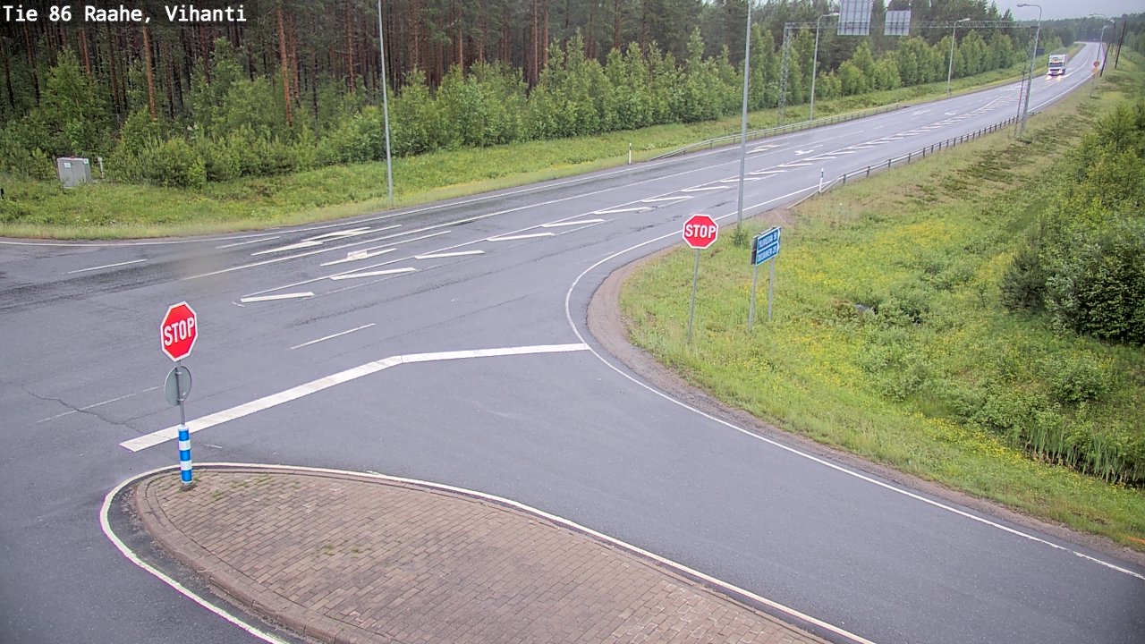 Kelikamerat Kuva Tie 86 Raahe, Vihanti, Raahe, Pohjois-Pohjanmaa