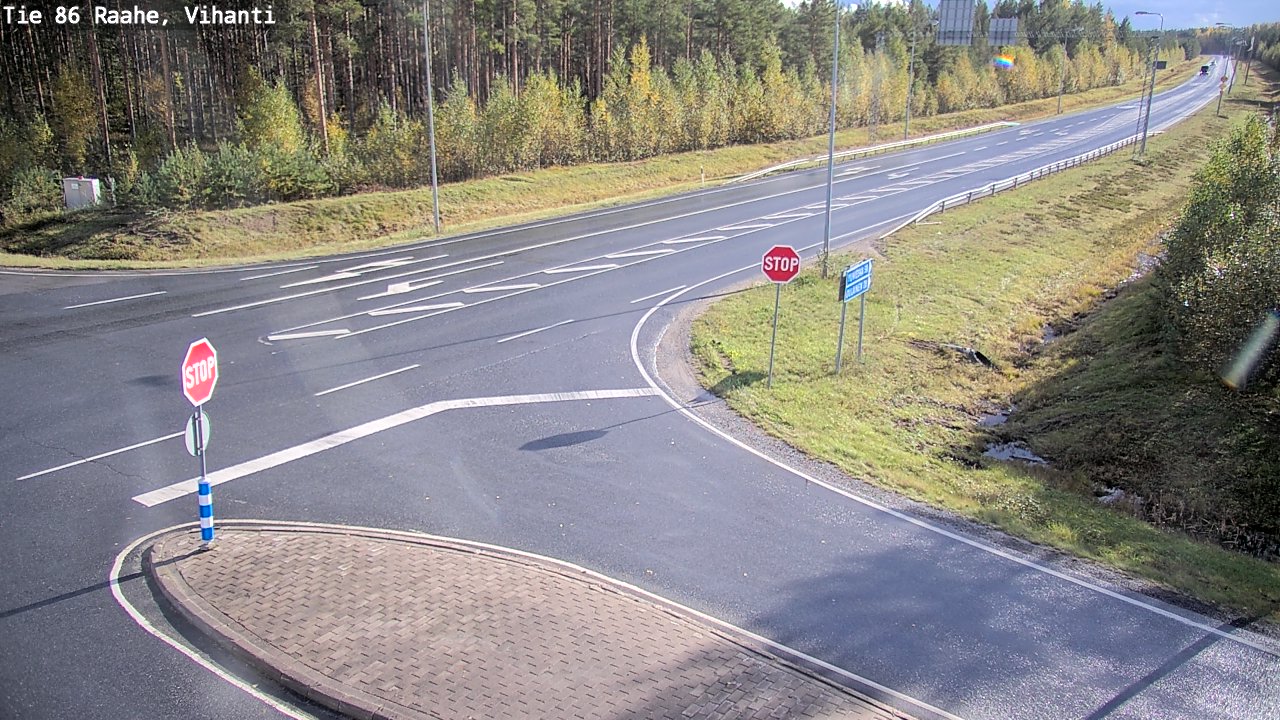 Weather Camera Image Road 86 Raahe, Vihanti, Raahe, Pohjois-Pohjanmaa
