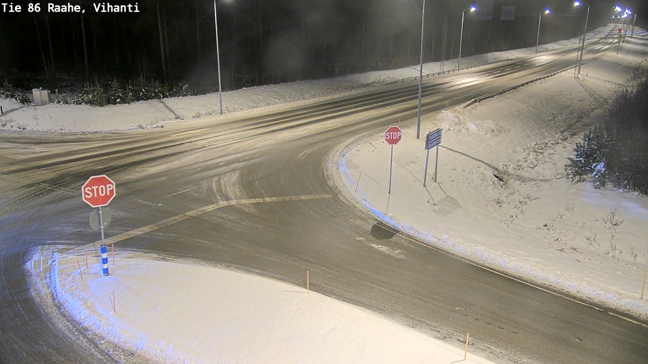 Weather Camera Image Road 86 Raahe, Vihanti, Raahe, Pohjois-Pohjanmaa