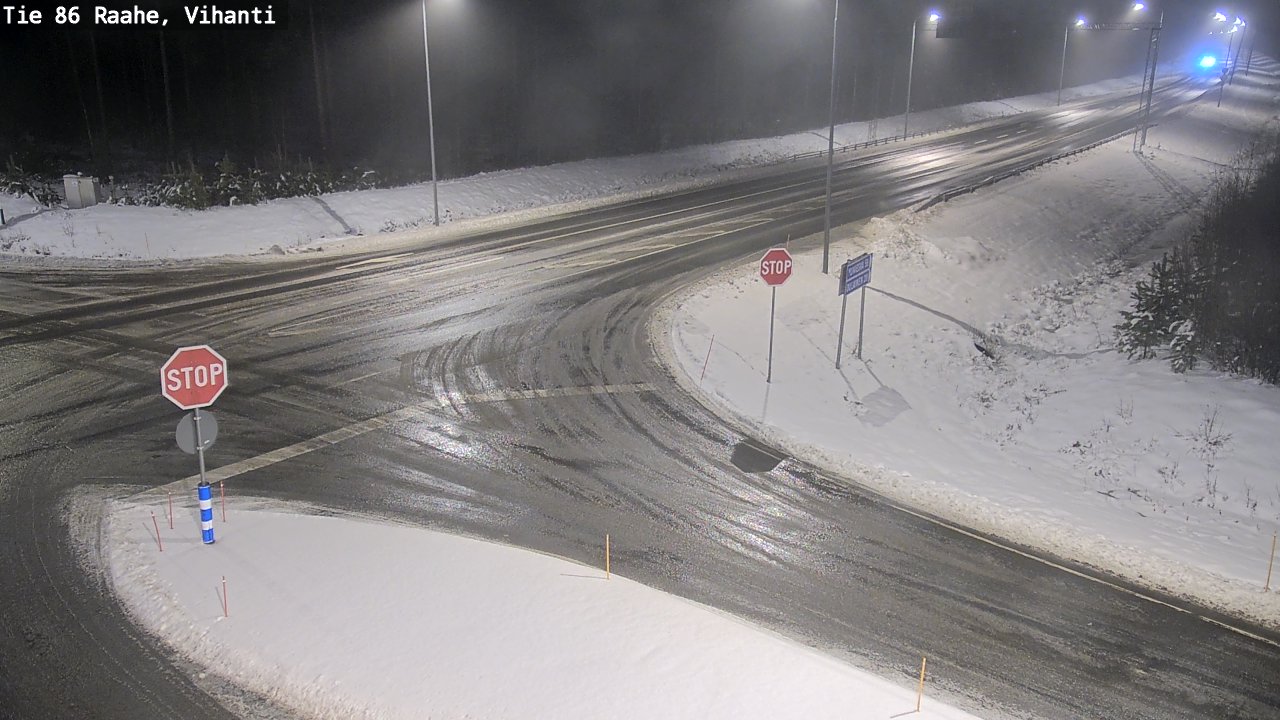 Weather Camera Image Road 86 Raahe, Vihanti, Raahe, Pohjois-Pohjanmaa