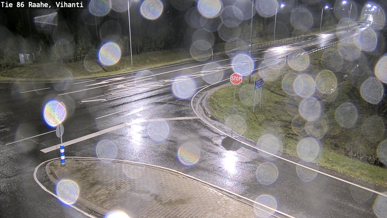 Weather Camera Image Road 86 Raahe, Vihanti, Raahe, Pohjois-Pohjanmaa