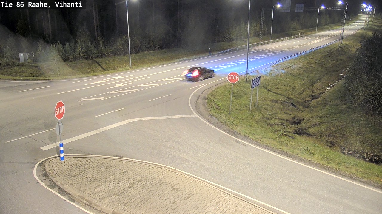 Weather Camera Image Road 86 Raahe, Vihanti, Raahe, Pohjois-Pohjanmaa
