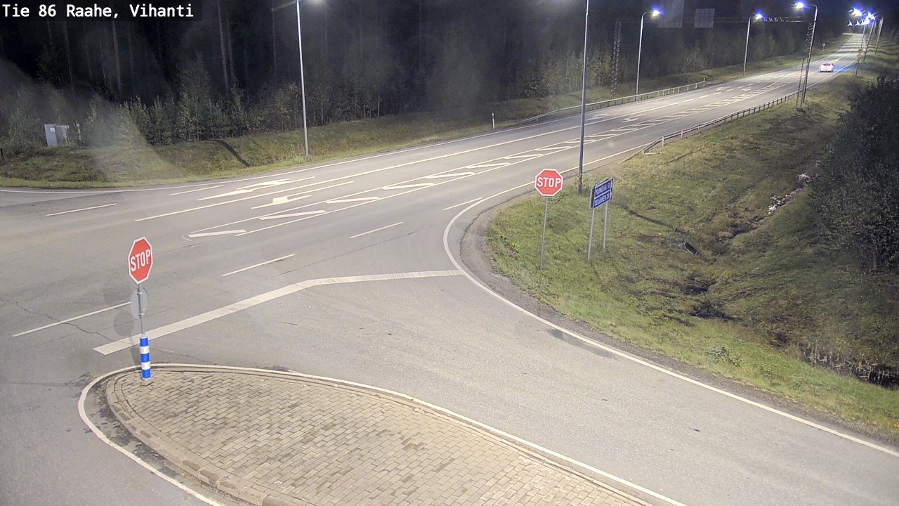 Weather Camera Image Road 86 Raahe, Vihanti, Raahe, Pohjois-Pohjanmaa