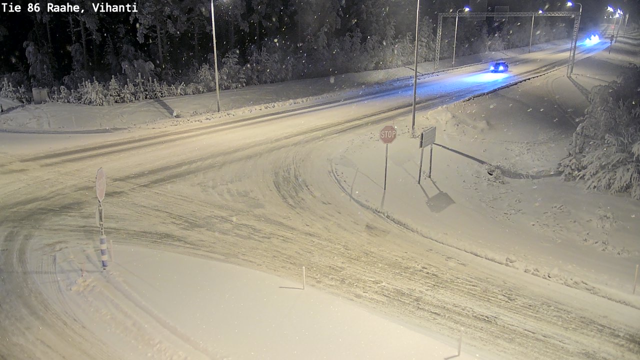 Kelikamerat Kuva Tie 86 Raahe, Vihanti, Raahe, Pohjois-Pohjanmaa