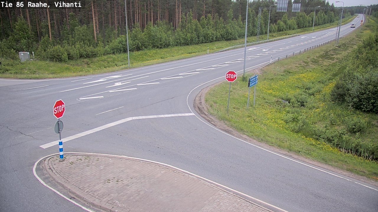 Kelikamerat Kuva Tie 86 Raahe, Vihanti, Raahe, Pohjois-Pohjanmaa