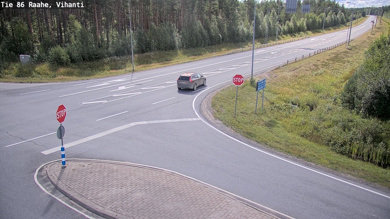 Kelikamerat Kuva Tie 86 Raahe, Vihanti, Raahe, Pohjois-Pohjanmaa