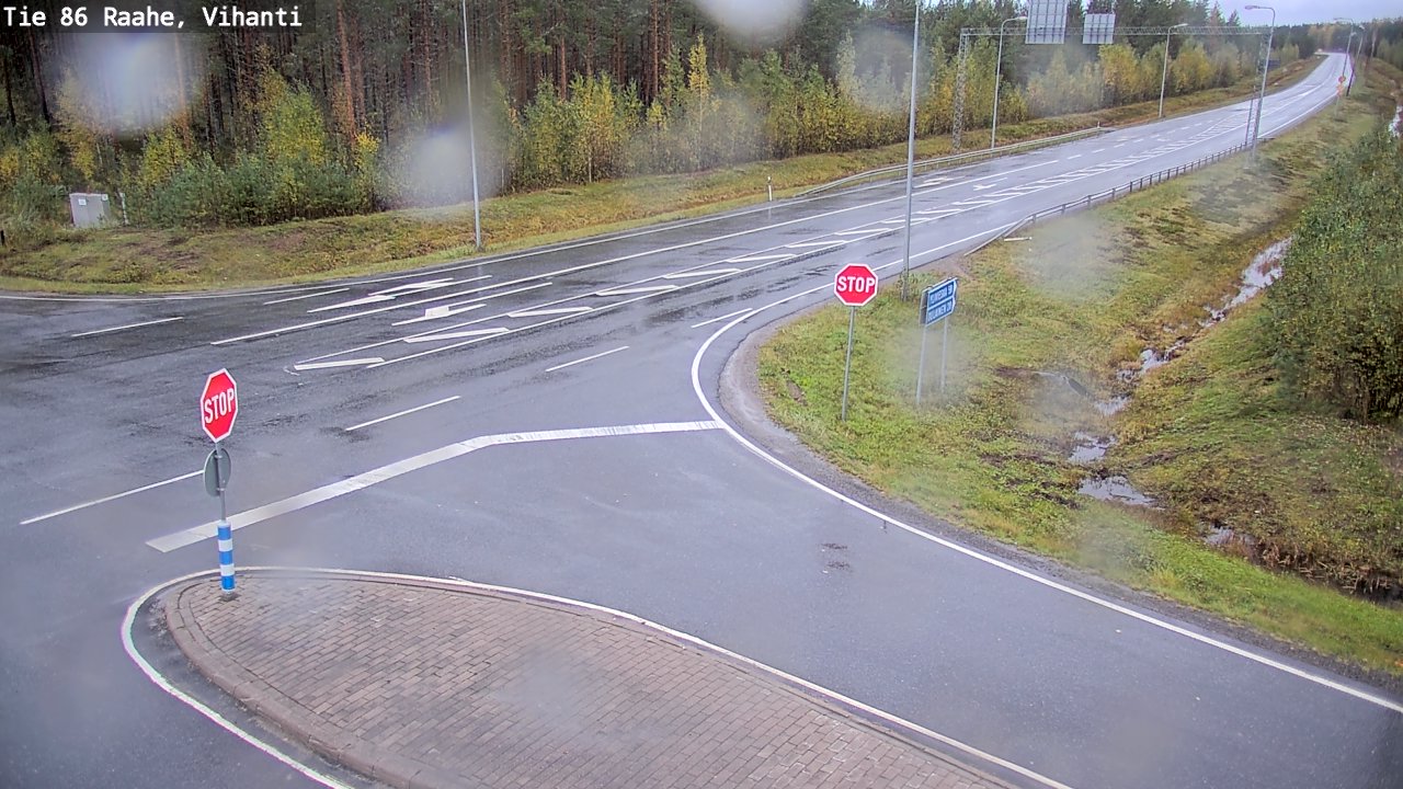 Weather Camera Image Road 86 Raahe, Vihanti, Raahe, Pohjois-Pohjanmaa