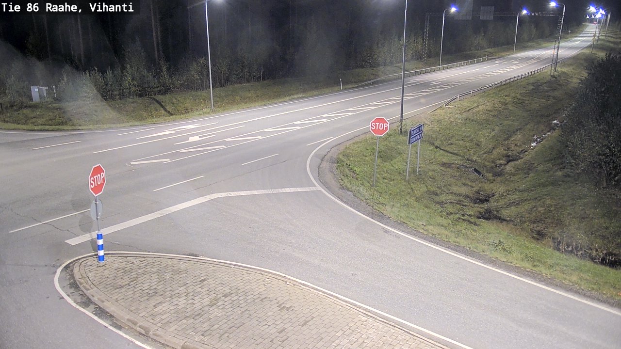 Weather Camera Image Road 86 Raahe, Vihanti, Raahe, Pohjois-Pohjanmaa
