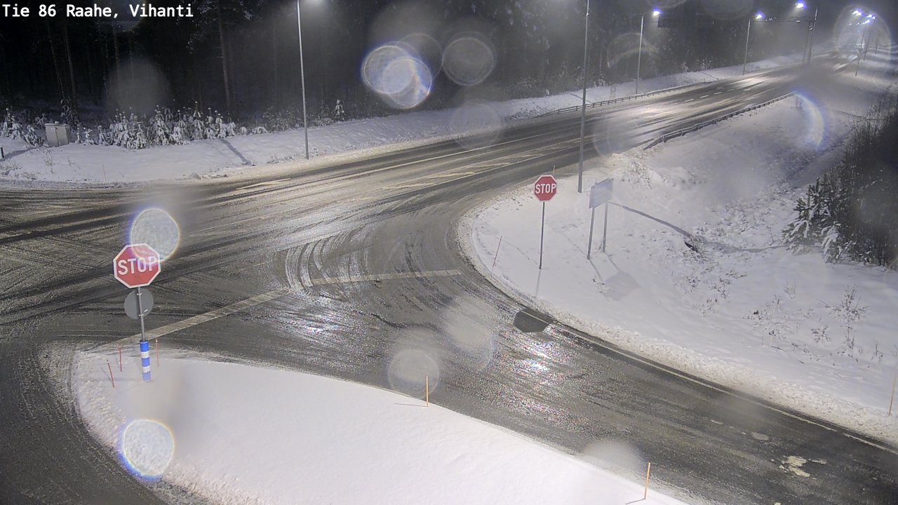 Weather Camera Image Road 86 Raahe, Vihanti, Raahe, Pohjois-Pohjanmaa