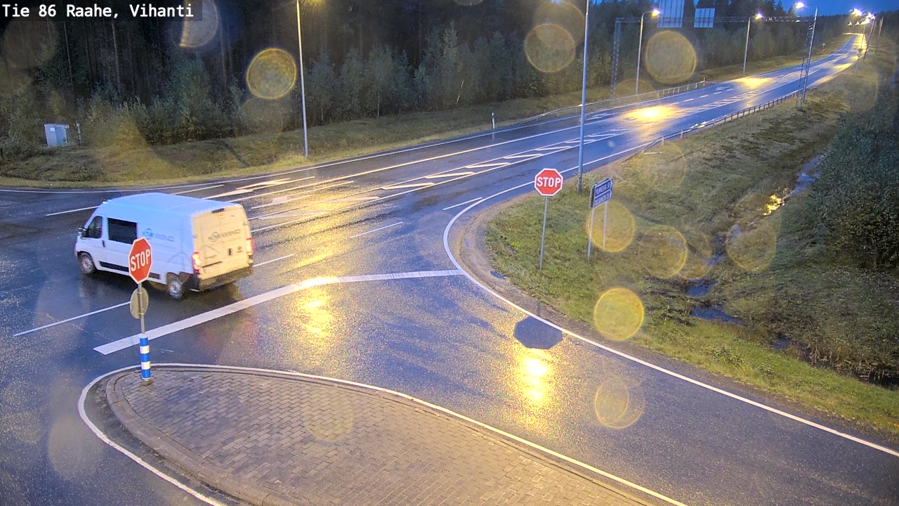 Weather Camera Image Road 86 Raahe, Vihanti, Raahe, Pohjois-Pohjanmaa