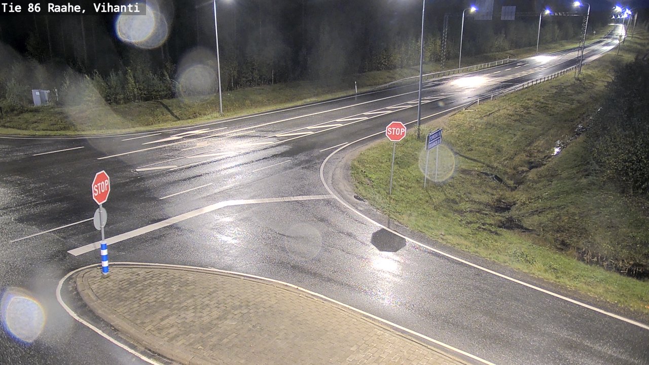 Weather Camera Image Road 86 Raahe, Vihanti, Raahe, Pohjois-Pohjanmaa