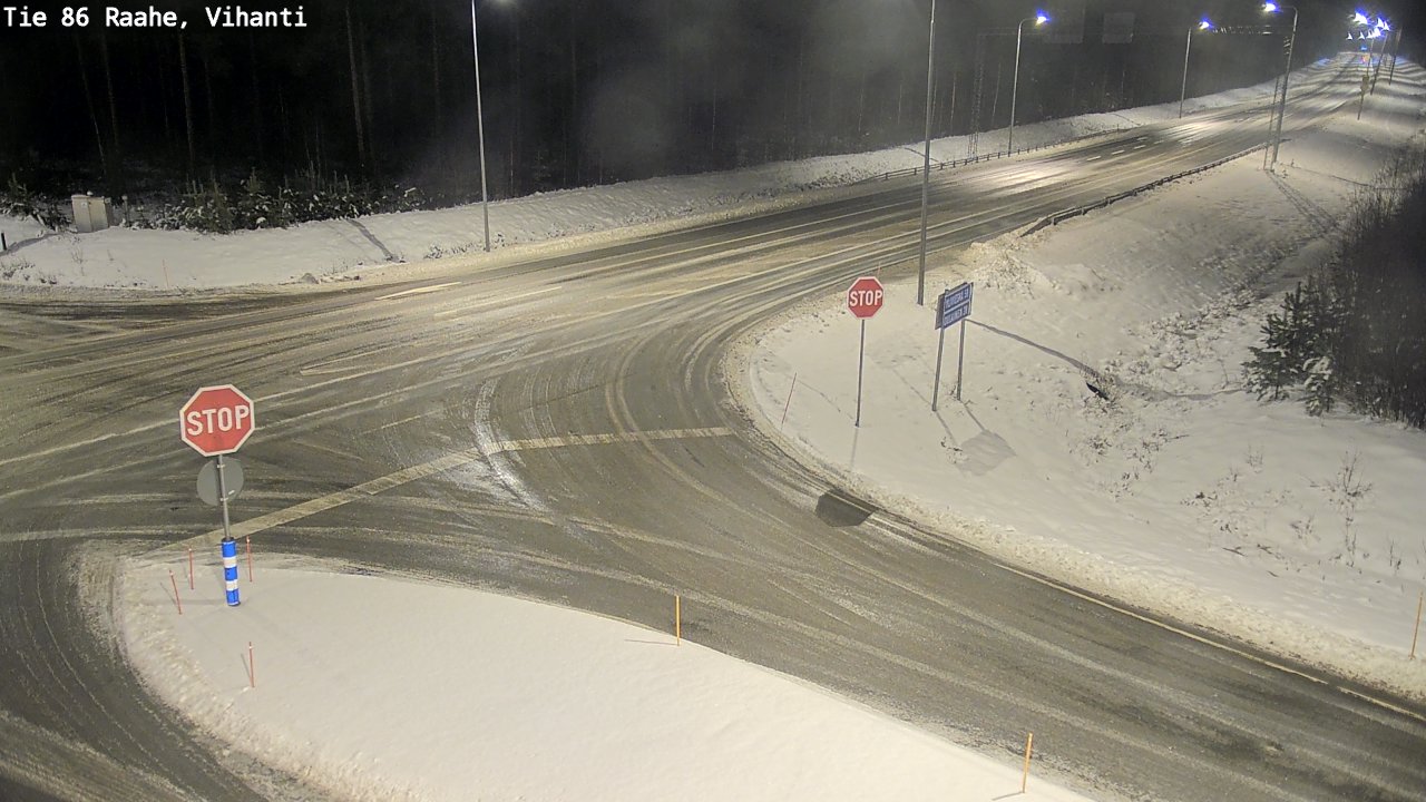 Weather Camera Image Road 86 Raahe, Vihanti, Raahe, Pohjois-Pohjanmaa