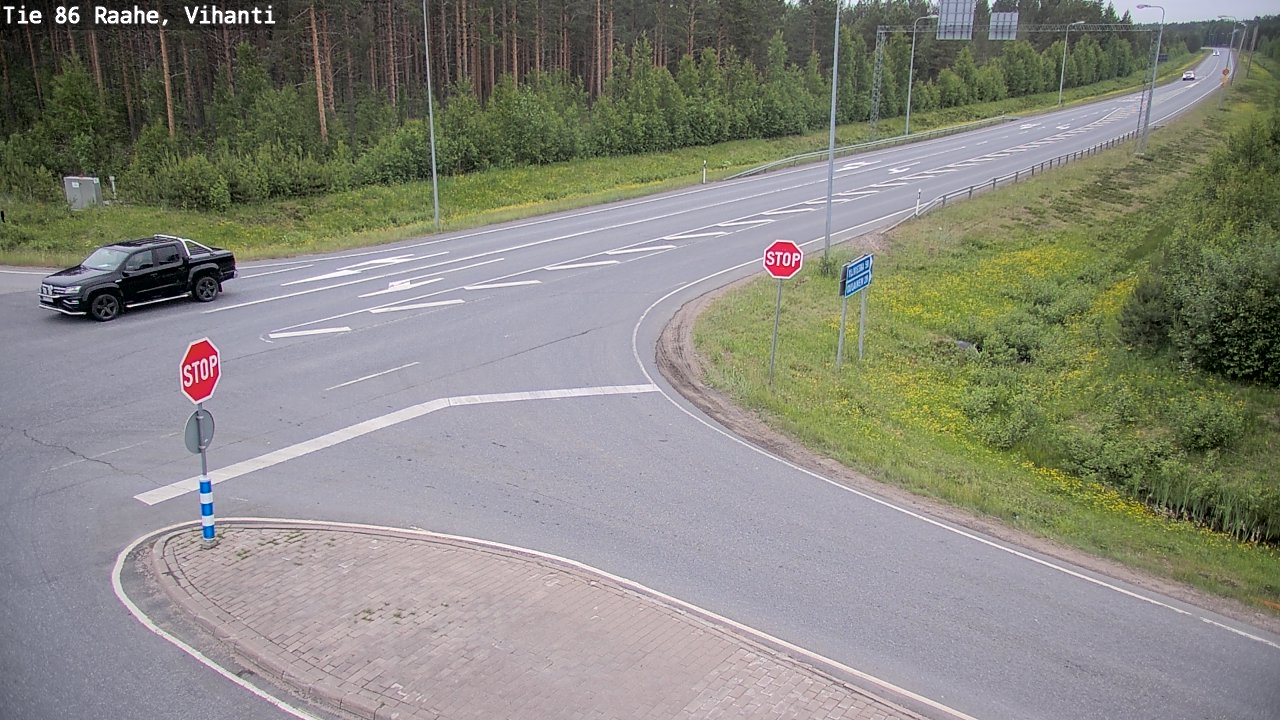 Kelikamerat Kuva Tie 86 Raahe, Vihanti, Raahe, Pohjois-Pohjanmaa