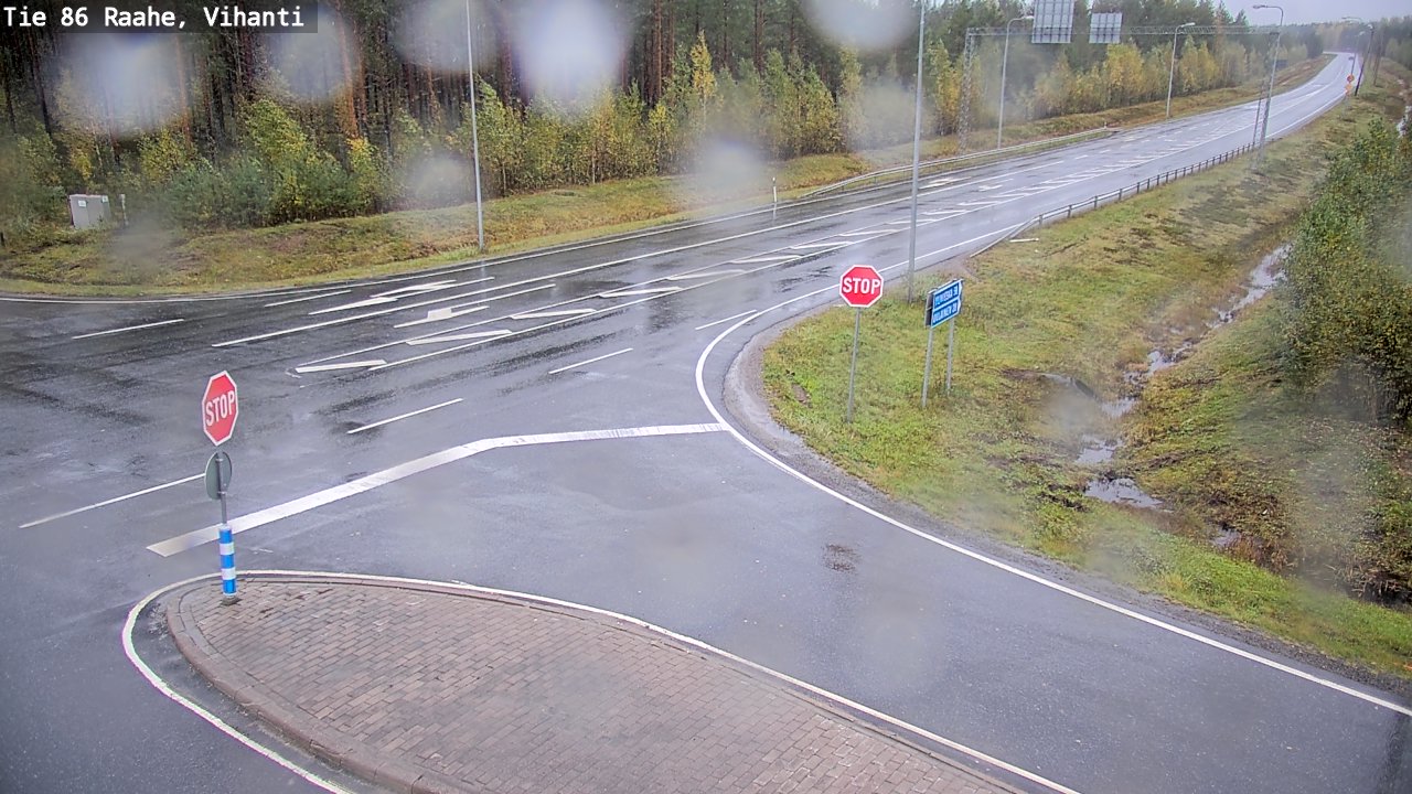 Weather Camera Image Väg 86 Raahe, Vihanti, Raahe, Pohjois-Pohjanmaa
