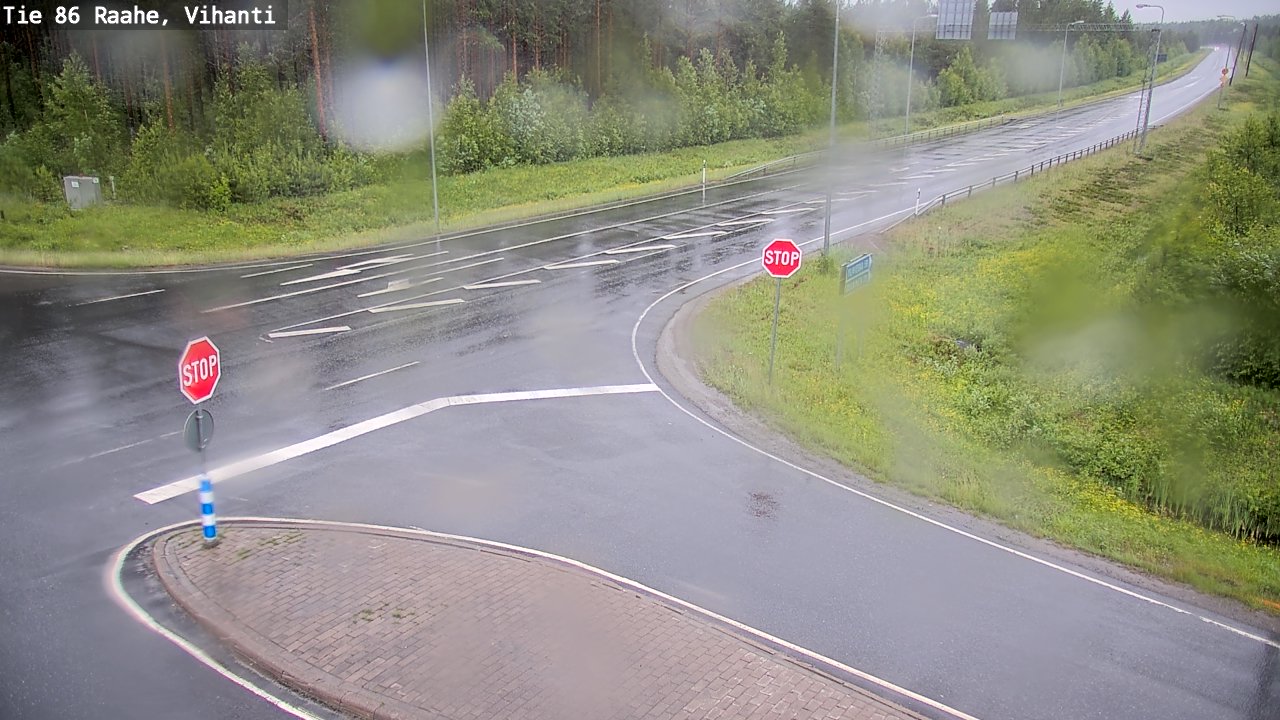 Weather Camera Image Väg 86 Raahe, Vihanti, Raahe, Pohjois-Pohjanmaa