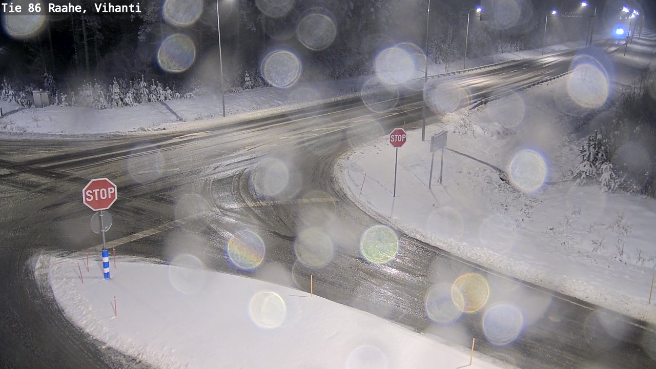 Weather Camera Image Road 86 Raahe, Vihanti, Raahe, Pohjois-Pohjanmaa
