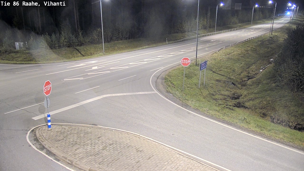 Weather Camera Image Road 86 Raahe, Vihanti, Raahe, Pohjois-Pohjanmaa