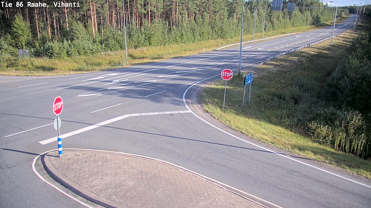 Kelikamerat Kuva Tie 86 Raahe, Vihanti, Raahe, Pohjois-Pohjanmaa