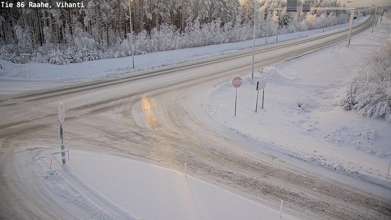 Kelikamerat Kuva Tie 86 Raahe, Vihanti, Raahe, Pohjois-Pohjanmaa