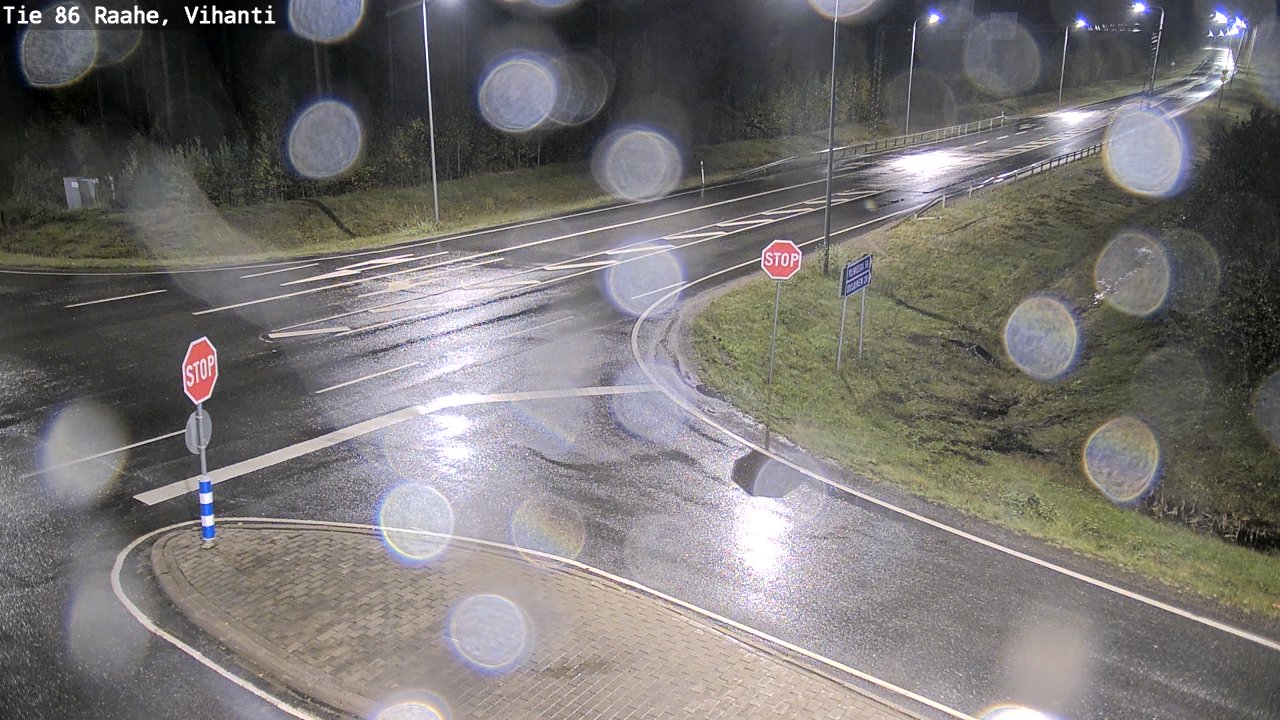 Weather Camera Image Road 86 Raahe, Vihanti, Raahe, Pohjois-Pohjanmaa