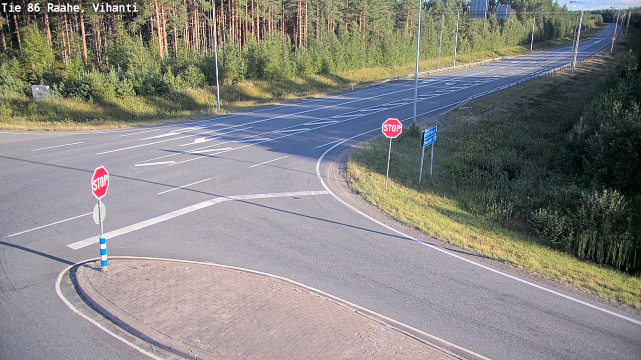 Kelikamerat Kuva Tie 86 Raahe, Vihanti, Raahe, Pohjois-Pohjanmaa