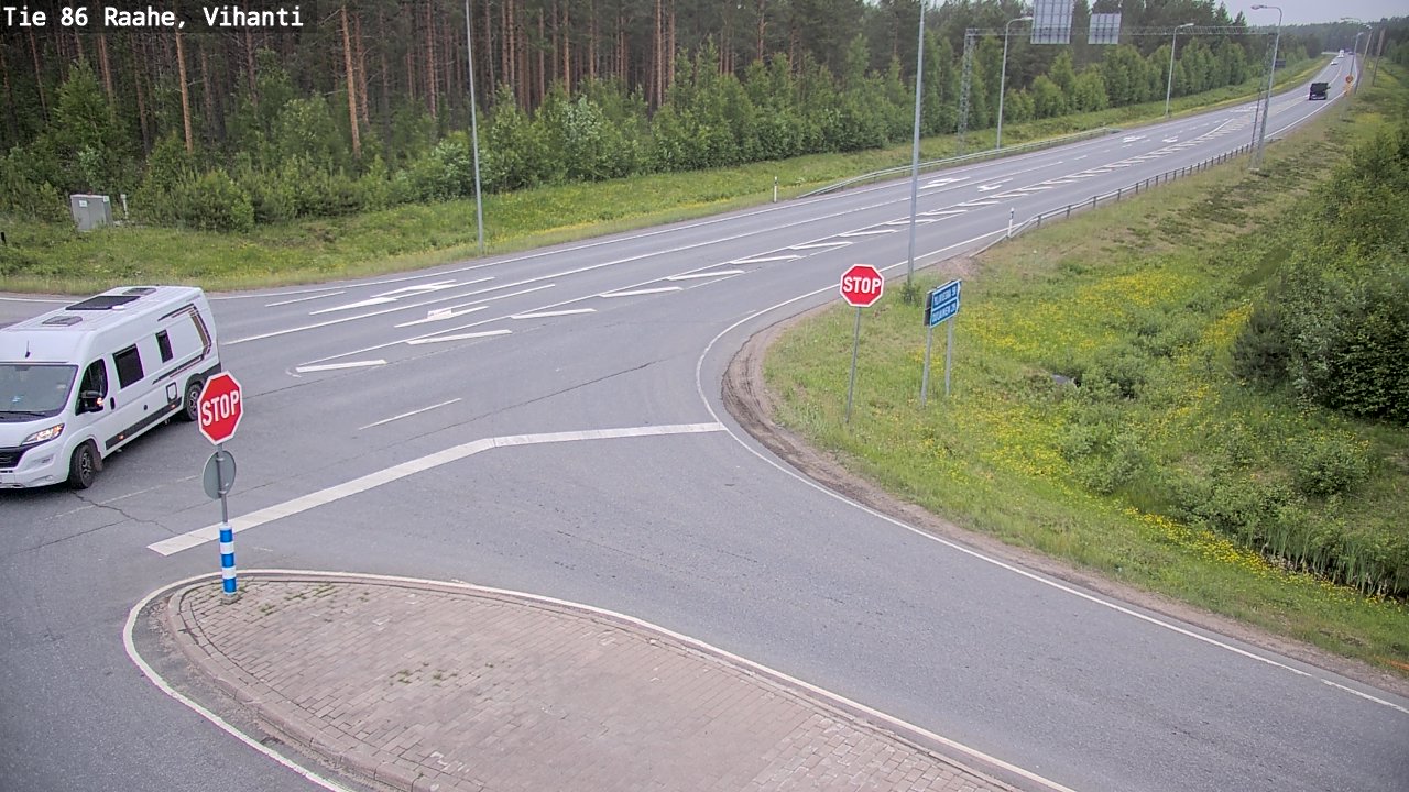 Kelikamerat Kuva Tie 86 Raahe, Vihanti, Raahe, Pohjois-Pohjanmaa