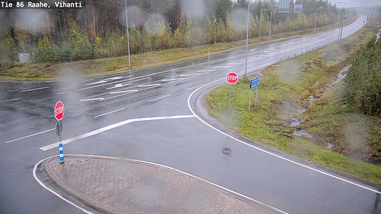 Weather Camera Image Road 86 Raahe, Vihanti, Raahe, Pohjois-Pohjanmaa