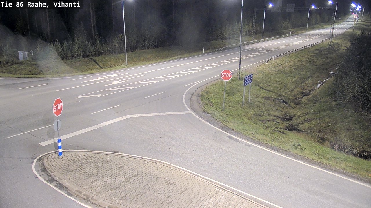 Weather Camera Image Road 86 Raahe, Vihanti, Raahe, Pohjois-Pohjanmaa