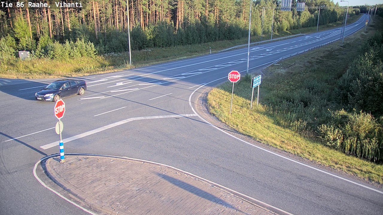 Kelikamerat Kuva Tie 86 Raahe, Vihanti, Raahe, Pohjois-Pohjanmaa