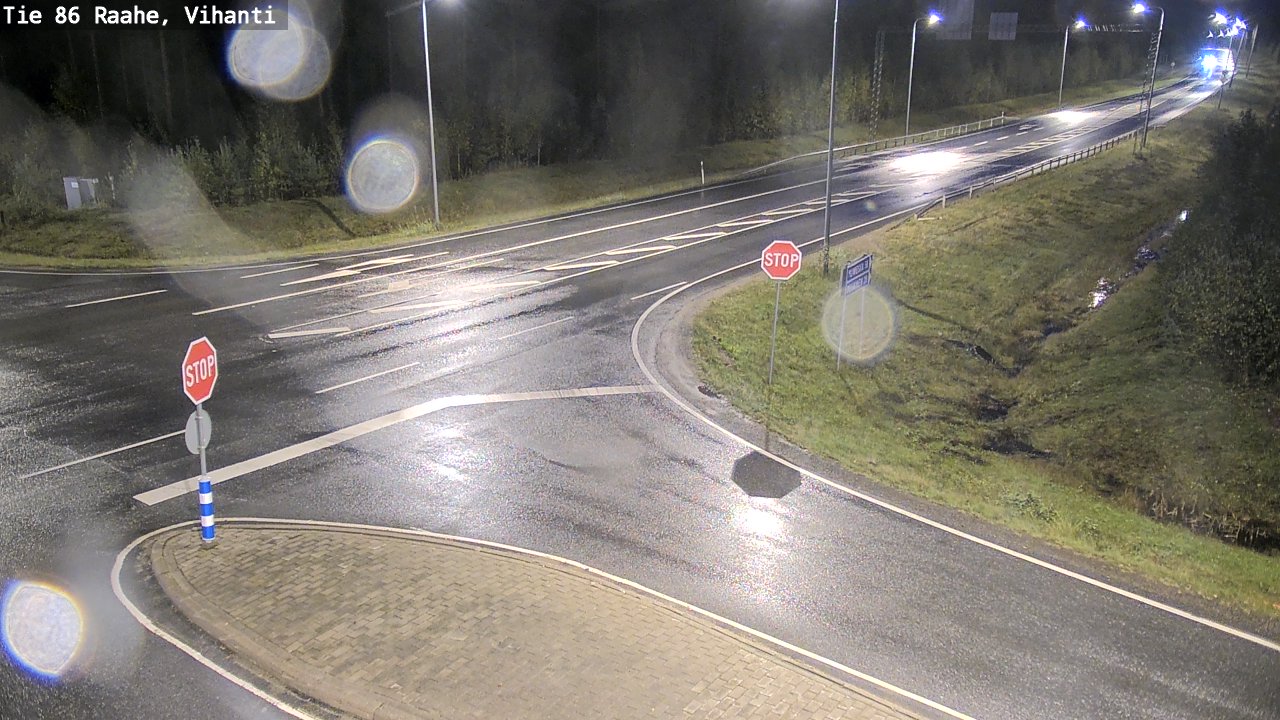 Weather Camera Image Road 86 Raahe, Vihanti, Raahe, Pohjois-Pohjanmaa