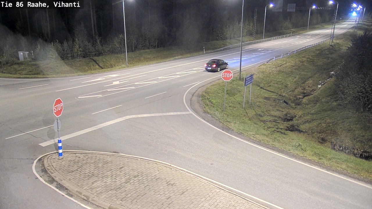Weather Camera Image Road 86 Raahe, Vihanti, Raahe, Pohjois-Pohjanmaa