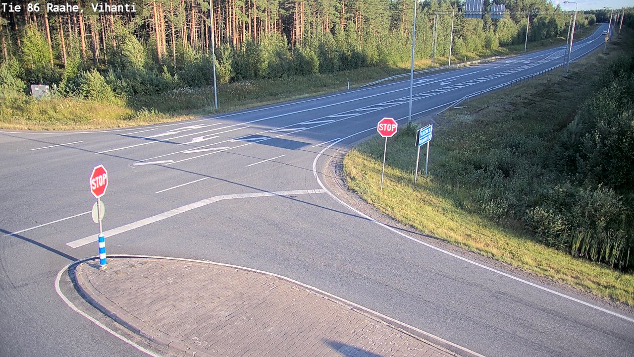 Kelikamerat Kuva Tie 86 Raahe, Vihanti, Raahe, Pohjois-Pohjanmaa
