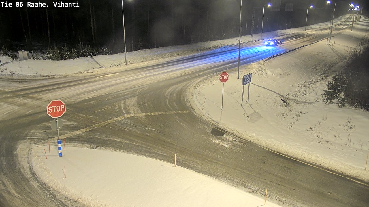 Weather Camera Image Road 86 Raahe, Vihanti, Raahe, Pohjois-Pohjanmaa