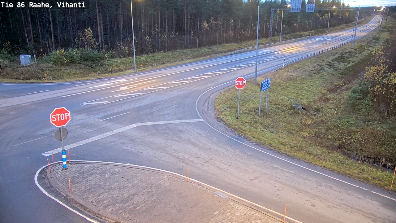 Kelikamerat Kuva Tie 86 Raahe, Vihanti, Raahe, Pohjois-Pohjanmaa