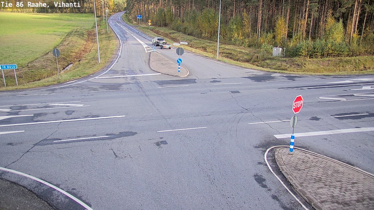 Kelikamerat Kuva Tie 86 Raahe, Vihanti, Raahe, Pohjois-Pohjanmaa