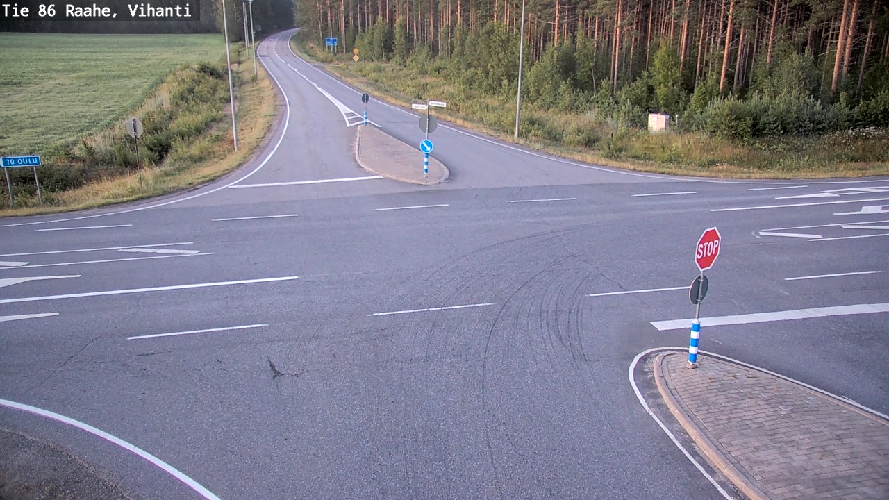 Kelikamerat Kuva Tie 86 Raahe, Vihanti, Raahe, Pohjois-Pohjanmaa